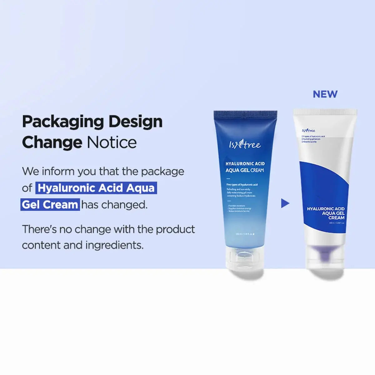 Isntree - Hyaluronic Acid Aqua Gel Cream (100ml) Beautyseoul