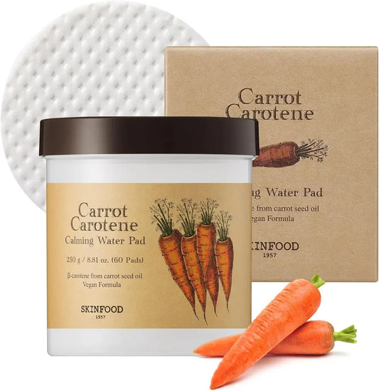 SKINFOOD Carrot Carotene Calming Water Pad (60pcs) Beautyseoul
